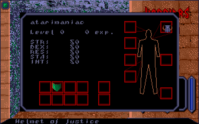 Warriors of Light atari screenshot